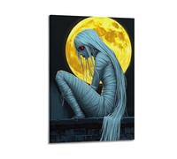 JJKKLB Mummy Woman Art Poster Poster Decorative Painting Canvas Wall Posters And Art Picture Print Modern Family Bedroom Decor Posters 16x24inch(40x60cm)