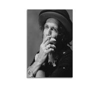 JJKKLB Musician Keith Richards Poster Poster Decorative Painting Canvas Wall Posters And Art Picture Print Modern Family Bedroom Decor Posters 12x18inch(30x45cm)