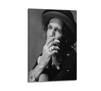 JJKKLB Musician Keith Richards Poster Poster Decorative Painting Canvas Wall Posters And Art Picture Print Modern Family Bedroom Decor Posters 08x12inch(20x30cm)