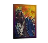 JJKKLB Rapper Chief Keef Poster Poster Decorative Painting Canvas Wall Posters And Art Picture Print Modern Family Bedroom Decor Posters 12x18inch(30x45cm)