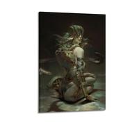JJKKLB Silence Art Poster Poster Decorative Painting Canvas Wall Posters And Art Picture Print Modern Family Bedroom Decor Posters 08x12inch(20x30cm)