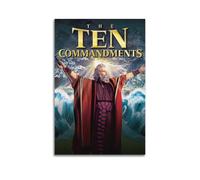 JJKKLB The Ten Commandments Movie Poster Poster Decorative Painting Canvas Wall Posters And Art Picture Print Modern Family Bedroom Decor Posters 08x12inch(20x30cm)