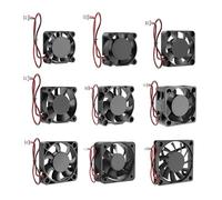 JJKKOZVQF 1PCS 4010 12025 8010 30mm dc 5V 12V 24V Cooling Fan Brushless Motor Case 40MM 50MM 60MM 70MM 80MM 90MM 120MM(5V Oil 2PIN,92x92x25mm)