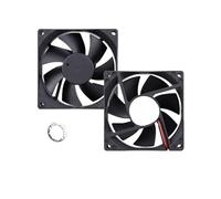 JJKKOZVQF 1PCS DC 5V 12V 24V 48V 8cm 80mm Brushless Computer Case Cooling Fan 8025 Axial Cooler Fan 80mmx80mmx25mm Radiator Fan(8025 B 12V 25104P)