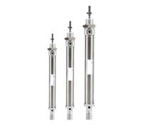 JJKKOZVQF 1PCS Iso pneumatic cylinder round mini stainless steel air pneumatic cylinder DSN12-30-P DSN16-50-P DSN16-260-P DSN40-200-P(DSN-40)