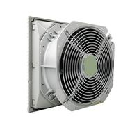 JJKKOZVQF FK6626D-230 280x280mm AC230V 0.82A Cabinet Ventilation Window with Fan Filter Screen Iron mesh Complete Set