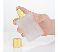 JJKMALL 100ml/3.38 Oz Empty Frosted Glass Spray Bottle Perfume Atomizer, Refillable Fine Mist Spray Empty Perfume Bottles Makeup 1pc Free Funnel Filler 1PC Free 3ml dropper 1pc free Storage Gift bag