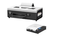 JJKSKV DTF Printer Compatible With L805 Printhead 8. 5 Inch Roll Direct To Film Printer For Clothes Tshirt Printing Machine(L805 DTF SET 1)