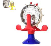 JJKTO Dog Puzzle Toys Spin Interactive Cat Slow Feeder,360° Rotating Treat Dispenser Toy, Natural Foraging Skills for Smart Small and Medium Pets Such As Cats&Dogs