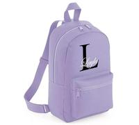 JJLC Personalised Boys Girls Rucksack Backpack Bag Mini School Club Nursery (Lavender- With Name)