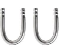 JJLFresheners 2Pcs Stainless Steel Aquarium U Shape Tubes Fish Tank CO2 Diffuser Tubes Aquarium Air Pump Connectors for Aquarium Connecting Air Line Aquarium Air Pump Accessories