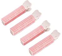 JJLFresheners Hair Rollers with Clip, 4PCS Volumizing Hair Root Clips Bangs Curler DIY Hair Styling Accessories Tool, Pink