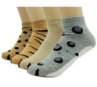 JJMax Women's Cute Kitty Cat Paws Socks with Paw Prints on Toes, Big Safari Cats, One Size