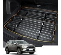 JJMY Trunk Organizer for 2019-2025 Toyota RAV4 Accessories, Hidden Storage Box Under Cargo Floor, Rear Trunk Insert Tray, SUV Cargo Storage Organizer (Not for Prime)