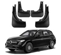 JJNIENUS 4Pcs Car Mud Flaps For Mercedes Benz GLC with Pedal 2023 2024, Custom Front Rear Splash Guards Set Full Protection Wear-resistant Wheel Well Guards Body Styling Accessories