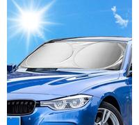 JJNIENUS Windscreen Sun Shade For Nissan Juke 2010-2019, Front Windshield Sunshade Inside Foldable Cover Visor Blocks UV Rays Anti-Sun Shield Interior Accessories