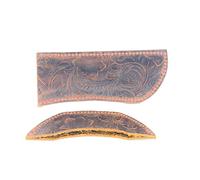 JJNUSA Leather Cast Iron Handle Cover，Skillet Handle Cover, Handmade Leather Handle Protector