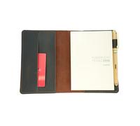 JJNUSA Leather Planner Cover Compatible With Hobonichi Cousin, Stalogy, Midori, bible A6 4.1" x 5.8" Notebook Pocket Cover, Travel Journal Cover 10.5cm x 14.8 cm Refillable Writing Diary (Darkbrown)