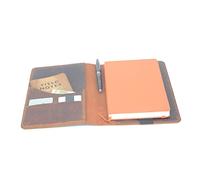 JJNUSA Refillable Gift Leather Notebook for Leuchtturm 1917 A5 Writing Vintage Leather Travel Journal Cover for Rocketbook Moleskin Medium