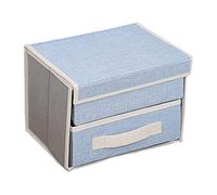 Jjoer Storage Box With Lid Storage Box Fabric Storage Boxes Canvas Storage Box Small Storage Boxes Toy Boxes And Storage Large Storage Boxes For Clothes blue