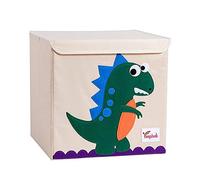 Jjoer Toy Chest Small Storage Boxes With Lids Canvas Storage Toy Organiser Fabric Storage Boxes Box Toy Baskets For Animals Toys For Kids dinosaur