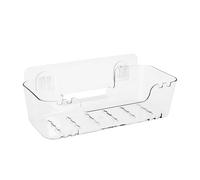 JJoexyfit Bath Toy Storage Organizer, Transparent Bath Toy Holder with Drain Holes, Durable Plastic Bathtub Toy Storage for Bathroom, Quick-Dry Drainable Shower Caddy (1)
