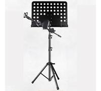 JJoias Adjustable Music Stand, Detachable Microphone Stand, Mobile Phone Stand, Foldable Music Stand with Music Clip, Portable And Lightweight, Suitable for Travel, Band