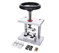 JJoias Desktop Watch Back Cover Remover, Watch Back Removal Tool with Maximum Opening 6Cm with Base, Screw-Type Back Cover Opener Watch Repair Tool Kit