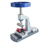 JJoias Screw-On Back Cover Opener, Watch Back Removal Tool, Maximum Opening 7Cm, Desktop Back Cover Opener Watch Repair Tool Kit,Blue