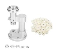 JJoias Watch Case Closer, Crystal Bezel Back Cover Closing Machine Kit Desktop, Screw Type Manual Height Adjustable Capping Machine,Machine + Aluminum Mold