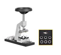 JJoias Watch Case Opener, Desktop Watch Back Removal Tool, 12 Chucks with Metal Base, Desktop Watch Manufacturing and Repair,Cap Opener Set