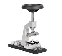 JJoias Watch Case Opener, Desktop Watch Back Removal Tool, 12 Chucks with Metal Base, Desktop Watch Manufacturing and Repair,Cap Opener