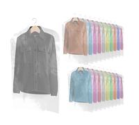 JJOnlineStore - 20 Pcs Clear Garment Bags Moth Proof | Plastic Clothes Covers | Dry Cleaning Bags | Garment Bag | Waterproof Coat Covers for Men Women - 100 Gauge Thickness (47''inch / 120cm)