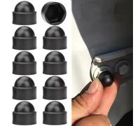 JJQFLB 10Pcs/Set Car Door Screw Protection Caps M8 M10 Exposed Hexagon Deco Bolt Nuts Dome Protection Cover, Compatible with Ford Ranger Raptor,M10