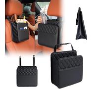 JJQFLB Car Bin For Skoda Yeti (5L) 5-door SUV, Waterproof Foldable Car Garbage Bin, Leak-Proof Car Organizer, Portable Vehicle Rubbish Bin Hanging