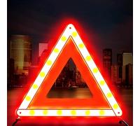 JJQFLB Car Triangle Reflective Tripod, Compatible with Skoda Superb Octavia Rapid, Emergency Breakdown Warning Sign Foldable Road Safety Stop Bracket