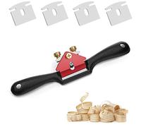 JJQHYC Adjustable Spokeshave Flat Base Woodworking Spokeshaves Wood Planer Woodworking Trimming Hand Tools DIY Accessories
