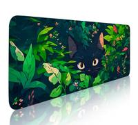 JJQHYC Large Mouse Mat Non-Slip Desk Mat for Office and Home, 80x30cm Gaming Mouse Pad XXL Extended Mousepad Keyboard Pad, Green