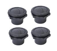 JJRFVBGT A/C Outlet Air Vent 4pcs Car Air Conditioner Vent Outlet Caravan Vehicle Dashboard Deflector Interior Ventilation Replacement Accessories