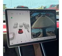 JJRFVBGT Car Interior Parts Car Interior Tempered Glass Screen Protector Center Control Matte HD GPS Protection Film Compatible With Tesla For Model Y 2021 2022 2023(Matte)