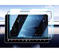 JJRFVBGT Car Interior Parts Compatible With Tesla For Model 3 2017 2018 2019 2020 Tempered Glass Car Navigation Screen Protector Film Display Stickers