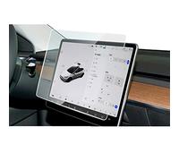 JJRFVBGT Car Interior Parts Compatible With Tesla FOR Model Y 2022 2023 GPS Navigation Touch Screen Tempered Glass Matte Tempered Glass Screen Protector(Frosted)