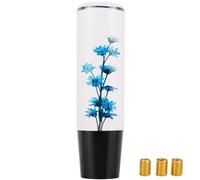 JJRFVBGT Car Speed Gear Shift Knob Bright Real Flower Crystal Bubble Car Gear Stick Shift Knob Shifter Lever 15CM /10CM Head Ball