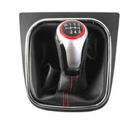 JJRFVBGT Car Speed Gear Shift Knob Compatible with for Golf 6 for Jetta MK6 2010 2011 2012 2013 2014 MT 5 6 Speed Gear Shift Knob