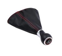 JJRFVBGT Car Speed Gear Shift Knob Compatible with for Lupo 6X1 1999-2005 for Caddy 1997-2002 5/6 Speed Manual PU Car Gear Knob Lever Stick Shift