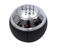 JJRFVBGT Car Speed Gear Shift Knob Compatible with Mini for Cabrio for R52 2002-2008 5/6 Speed Manual Chrome Car Gear Shift Knob Lever Shifter Handle Ball