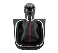 JJRFVBGT Car Speed Gear Shift Knob Compatible with Scirocco Car 5/6 Speed Gear Shift Knob Lever Boot Gaitor Black Stick Head Ball