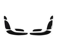 JJRFVBGT Compatible With Mercedes For Benz For C Class W205 2015 2016 2017 2018 2019 Car Door Seat Memory Adjustment Button Switch Cover Sticker Frame Trim Button Stickers(8pcs)