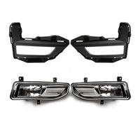JJRFVBGT Front Foglamp Assembly Compatible With For Rogue For X-Trail T32 T31 2017 2018 Car Bumper Fog Light Driving Lamp DRL Daytime Running Lights Auto Car Accessories