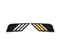 JJRFVBGT Front Foglamp Assembly Compatible With For Tiguan 2017 2018 2019 Car Bumper Driving Fog Light DRL Daytime Running Light Fog Lamp With Turn Signal Light Accessrioes